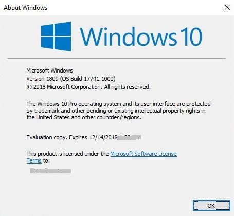 Windows 10 RS5敲定Version 1809 预计于10月发布