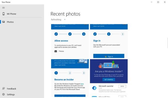 微软将Your Phone应用带到Windows 10桌面