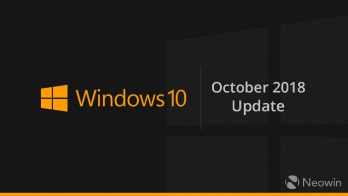 Windows 10 Build 1809正式名称为2018年10月更新