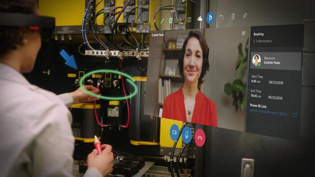微软HoloLens增加工业用途：让员工之间远程协作