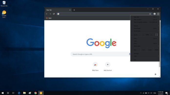 如何在Windows 10上尝鲜启用Chrome的黑暗模式