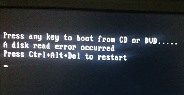 重装系统后开机出现“a disk read error occurred”的解决办法