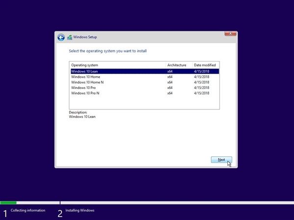 Windows Lean版系统ISO偷跑