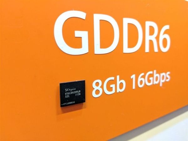 NVIDIA向海力士下单GDDR6显存：性能提升40%