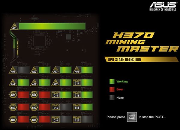 华硕H370挖矿主板：20个PCI-E/USB接口