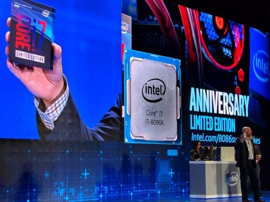 Intel推出i7-8086K纪念版处理器