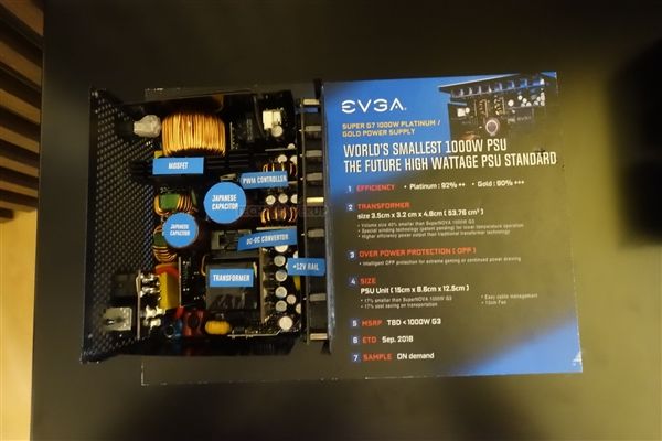 EVGA揭晓世界最小1000W电源